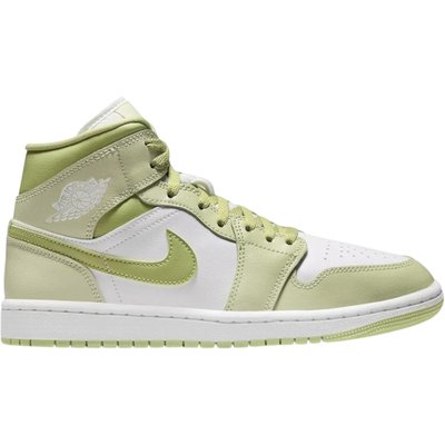 Nike Jordan 1 Mid Olive Aura Lawn (Women's)