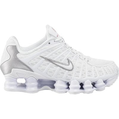 Nike Nike Shox TL White Metallic Silver Max Orange (Women's)