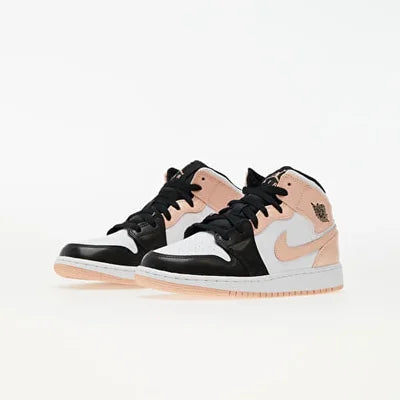Nike Jordan 1 Mid Arctic Orange Black Toe (GS)