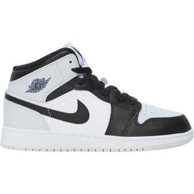 Nike Jordan 1 Mid Black Aura Squadron Blue (GS)