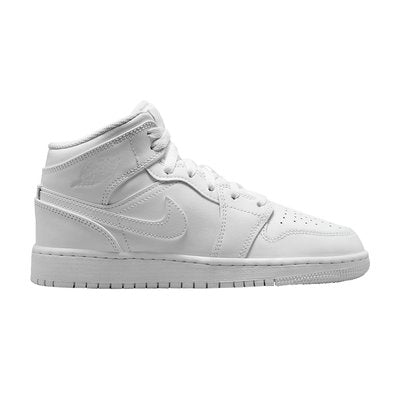 Nike Jordan 1 Mid Triple White (2023) (GS)