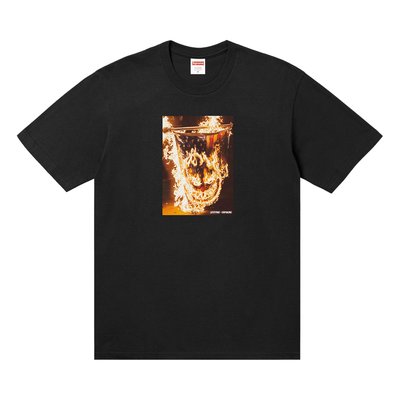 SUPREME Supreme x Spitfire Flag Tee 'Black'