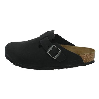 Birkenstock Birkenstock Boston Nero Pelle Oiled