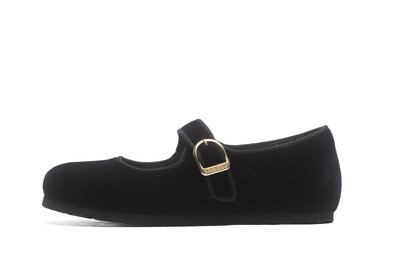 Birkenstock Birkenstock Santa Clarita Velvet W "Black" (1030802)