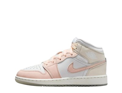Nike Jordan Brand Air Jordan 1 Mid SE (GS) "Pink Flamingo" (HJ5940-100)