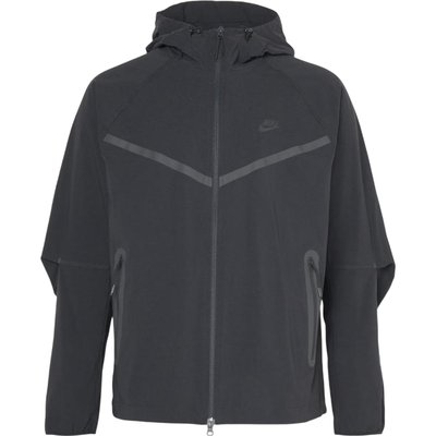 Nike NIKE Tech Woven Windrunner Full-Zip Jacket BLACK