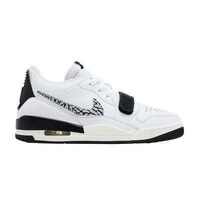 Nike Jordan Legacy 312 Low White Black Elephant Swoosh