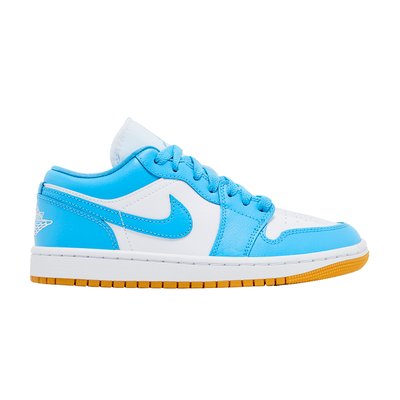 Nike Jordan 1 Low White Gum Light Brown Dark Powder Blue (Women's)